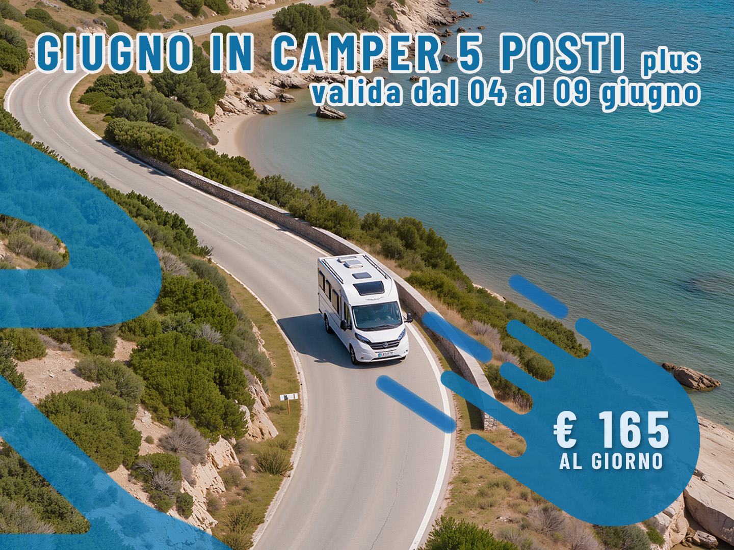 [Last minute] Giugno in Camper: 5 giorni per 5 persone
