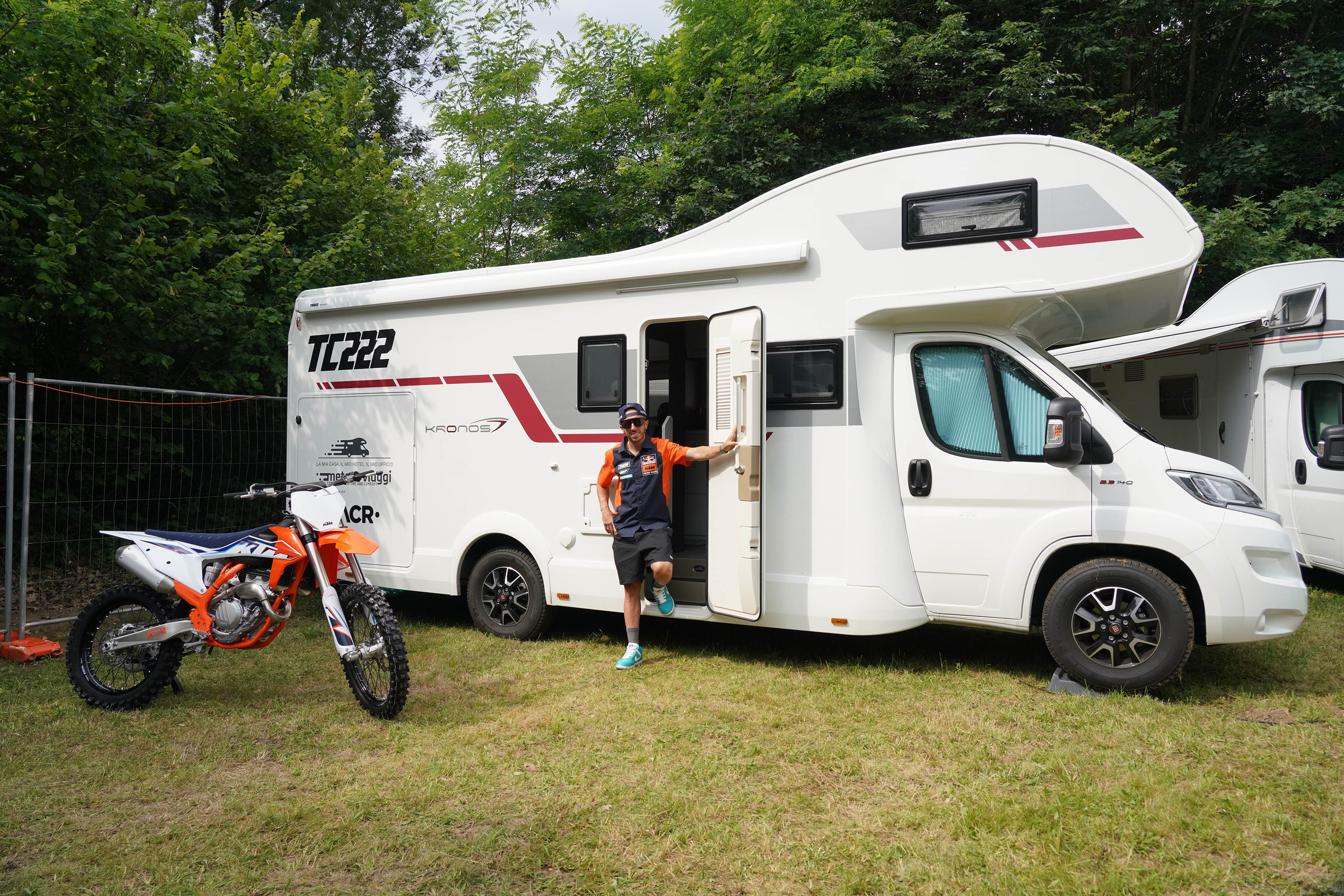 Tony Cairoli a bordo di nel nostro Kronos 290 M